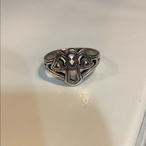 Open angel retired ring
